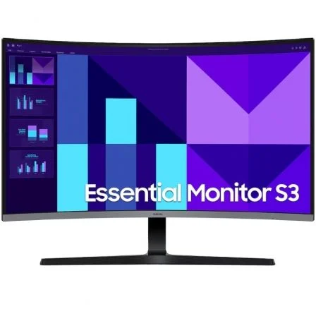 Samsung Monitor Essential S3 S39GD 32 Pulgadas Curvo Full HD VA Negro